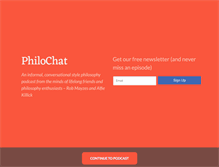 Tablet Screenshot of philochat.com